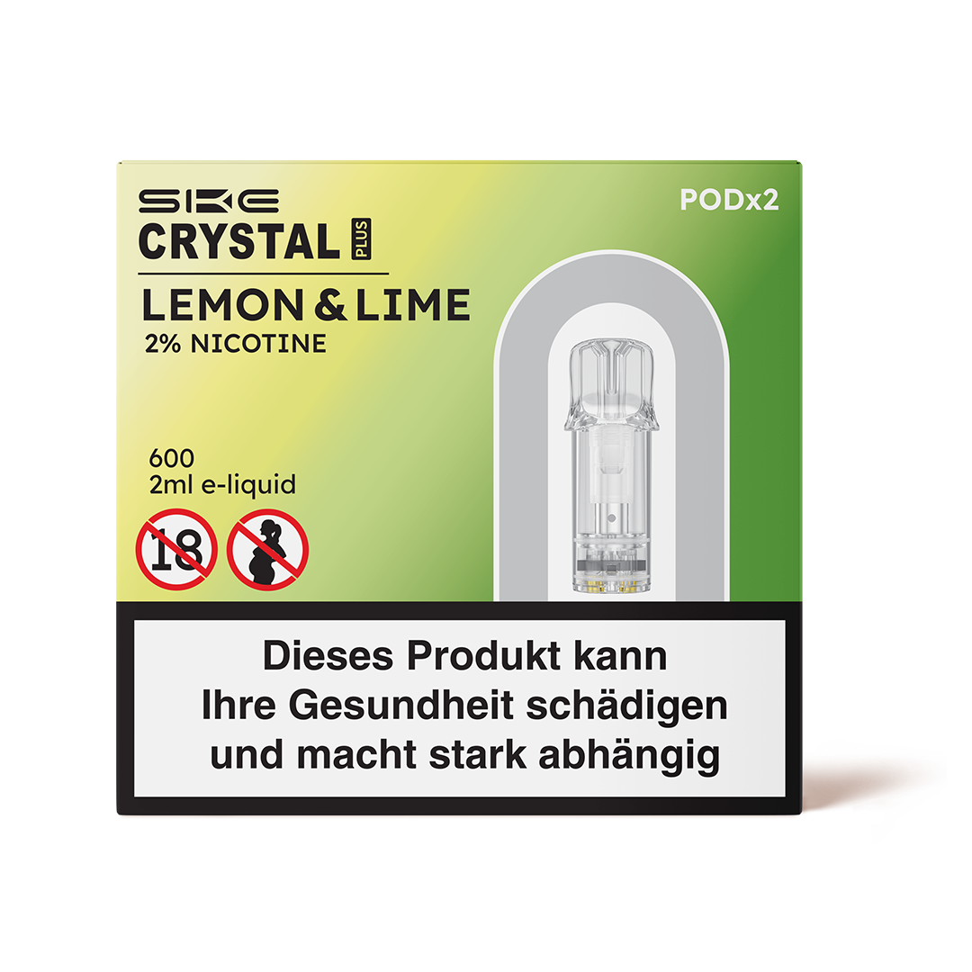 Crystal Plus Pods Lemon Lime 2 Stk.