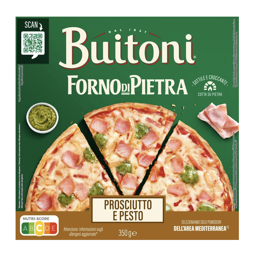 Buitoni Pizza Forno di Pietra Prosciutto & Pesto