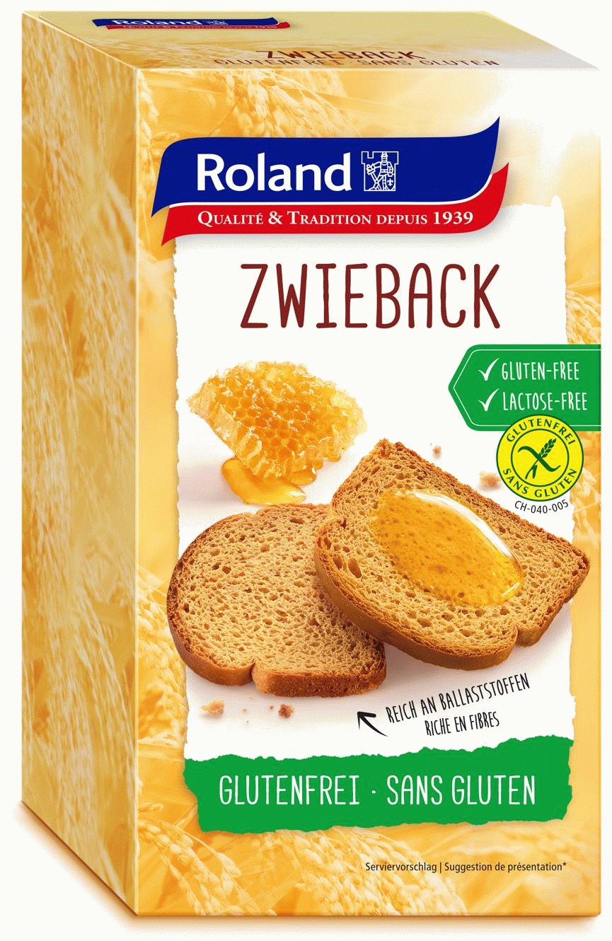 Roland Zwieback Gluten Free
