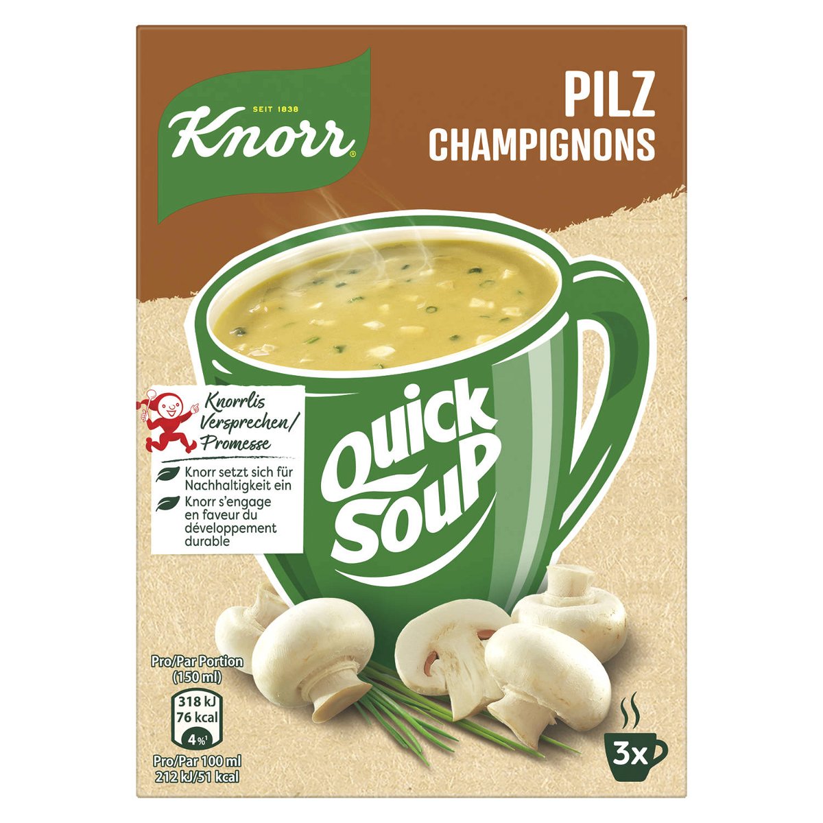 Knorr Quick Soup Pilz