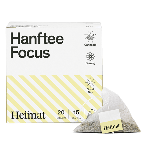 Heimat Hanftee Sativa Focus (Good Day) 15 Beutel