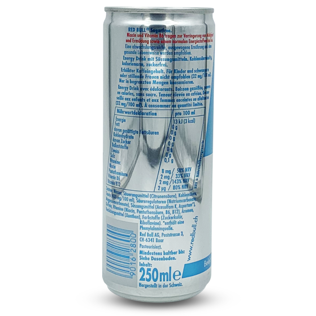 Red Bull Energy Drink ohne Zuckerzusatz 
