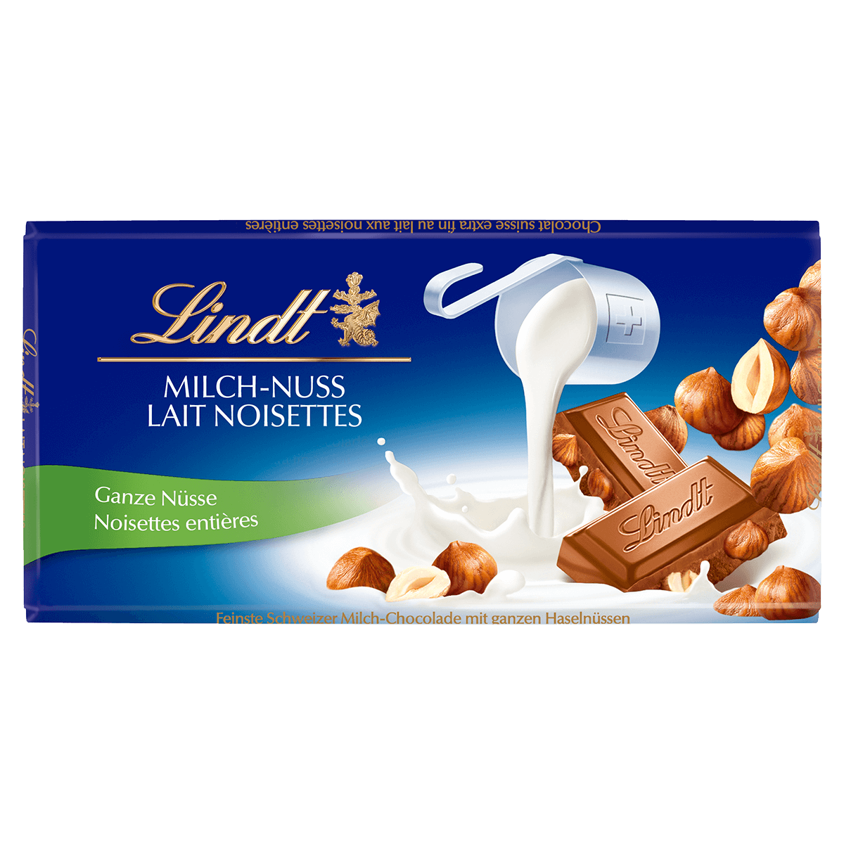 Lindt Milk Chocolate Bar with Hazelnuts
