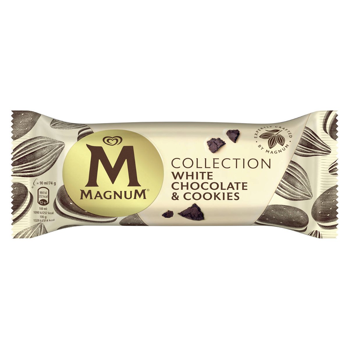 Magnum White Chocolate & Cookies Glace