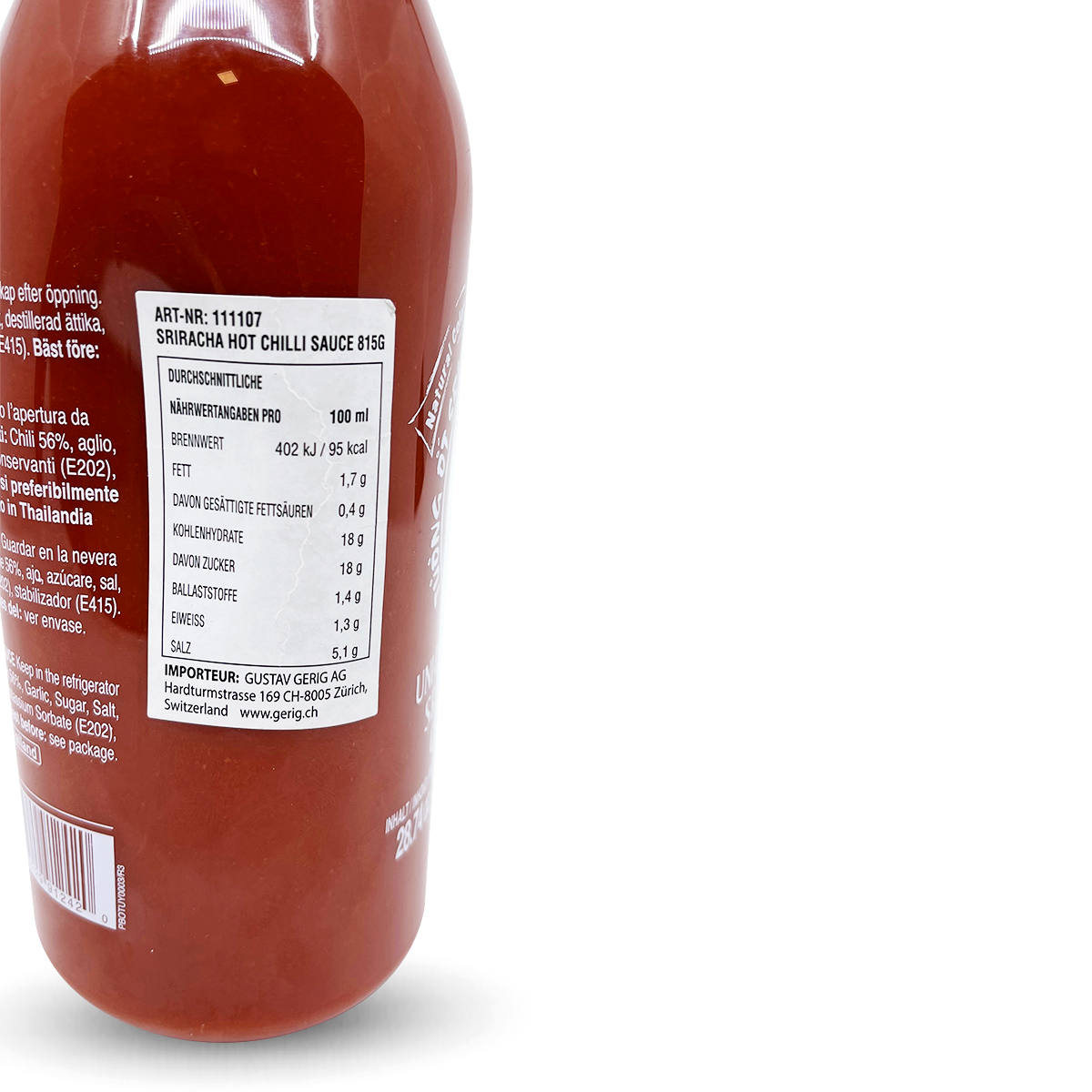 Uni-Eagle Sriracha Hot Chili Sauce
