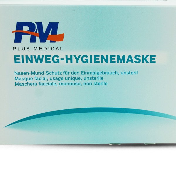 Hygienemaske Typ II, 50Stk. blau