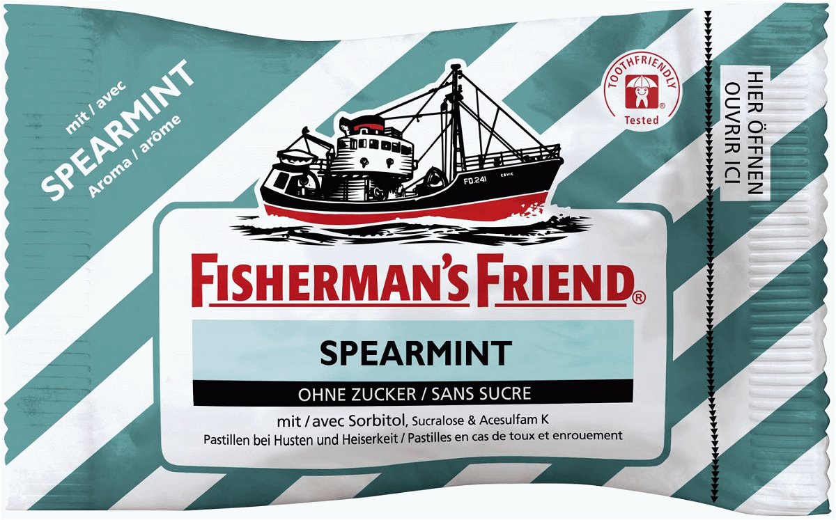 Fisherman's Friend Spearmint ohne Zuckerzusatz