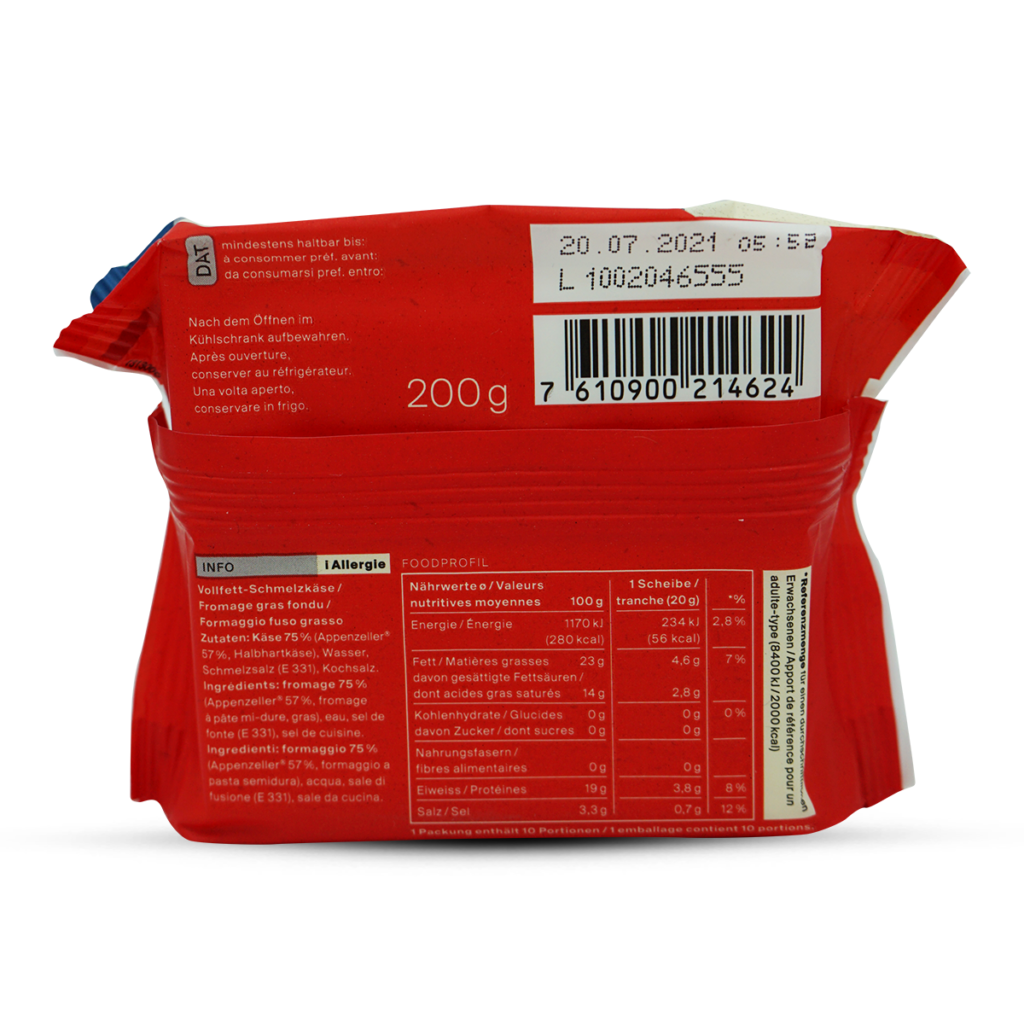 Appenzeller Processed Cheese