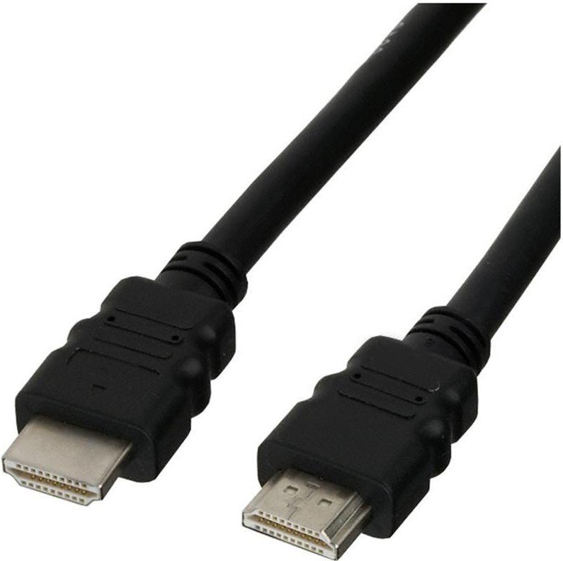 Blank HDMI High Speed Kabel mit Ethernet, ST/ST, schwarz - 2m