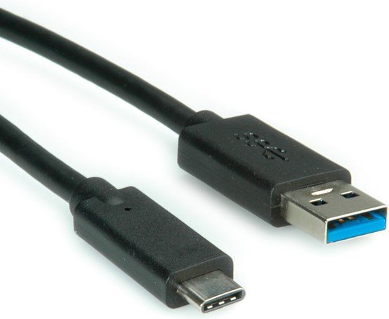Blank USB 3.2 Gen 1 Kabel, A-C, ST/ST, schwarz, 1 m