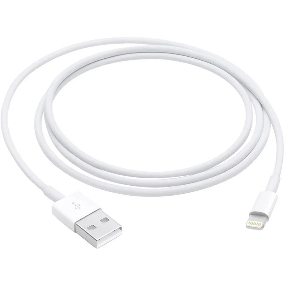  Apple Lightning-Stecker - 1x USB 2.0 Stecker A 1.00 m Weiss 