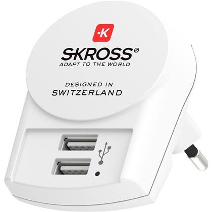 Skross Weltreiseadapter PRO+ 2x USB