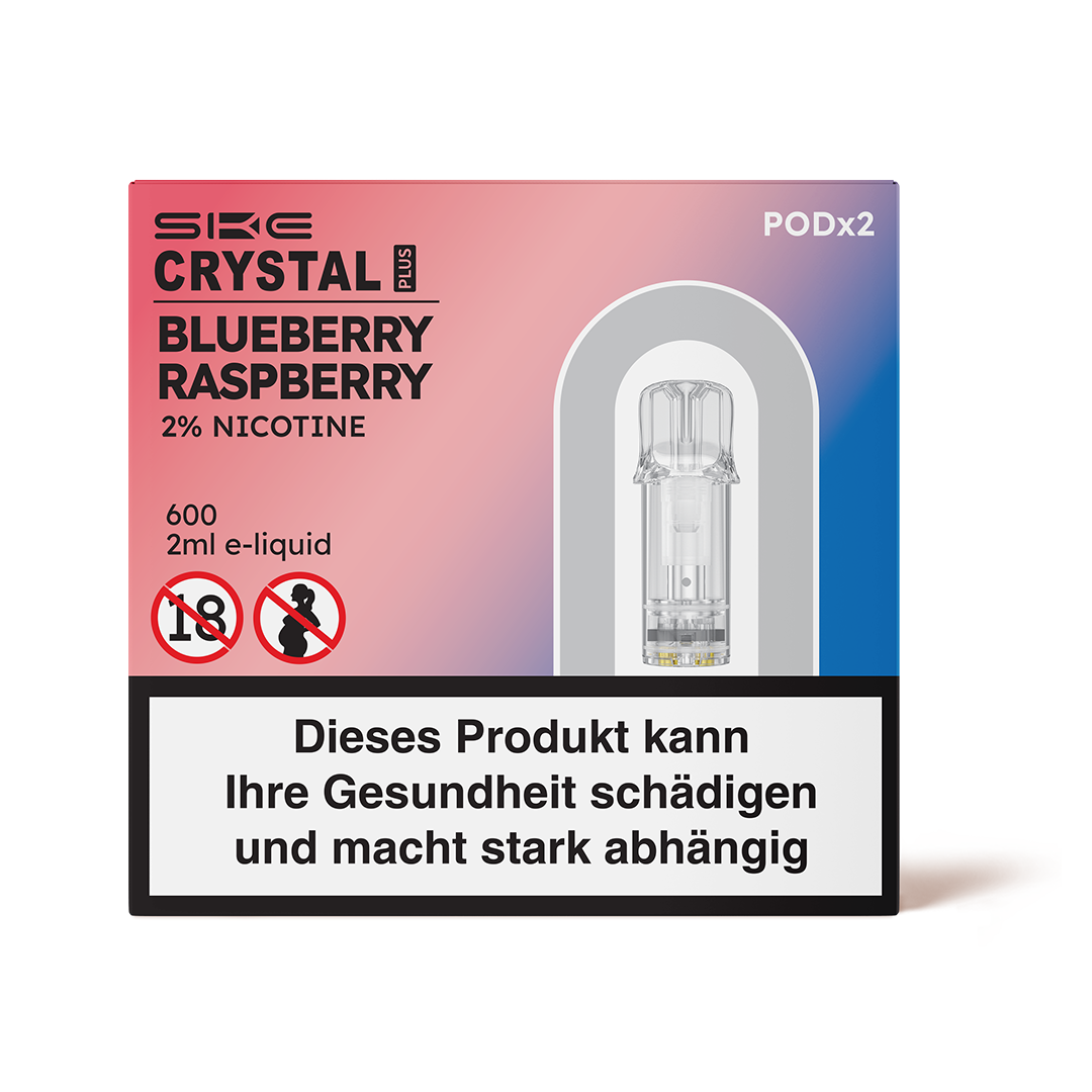 Crystal Plus Pods Blueberry Raspberry 2 Stk.
