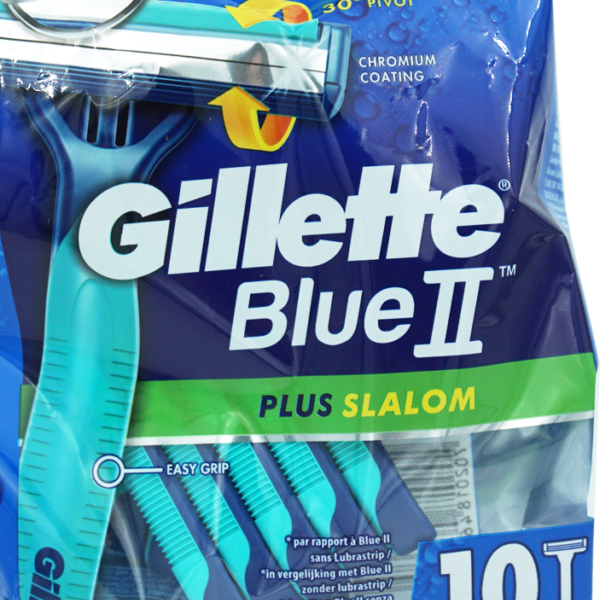 Gillette Blue II Plus Slalom disposable razor 10 Pcs.