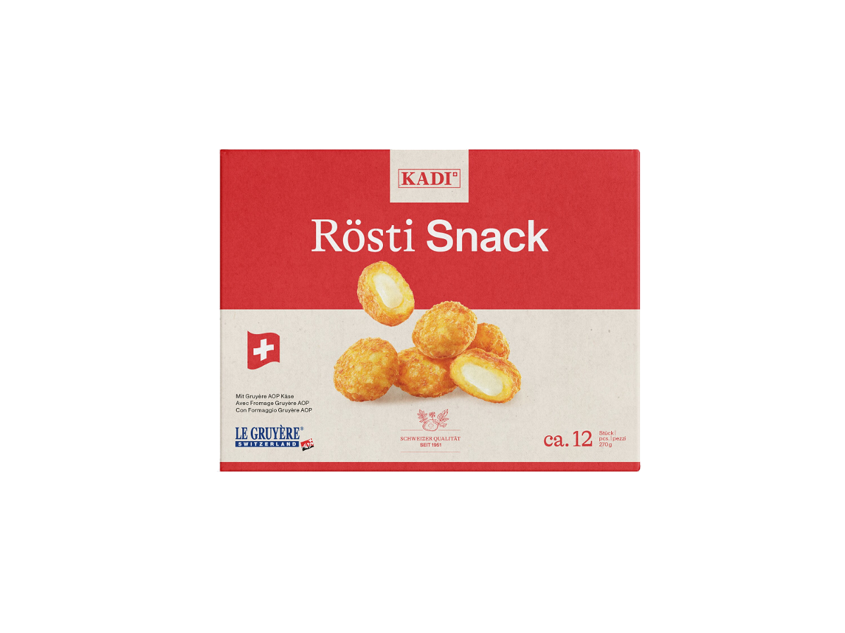 Kadi Swiss Rösti AOC Gruyère Snack 