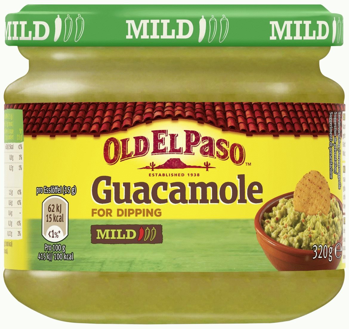 Old El Paso Guacamole mild 
