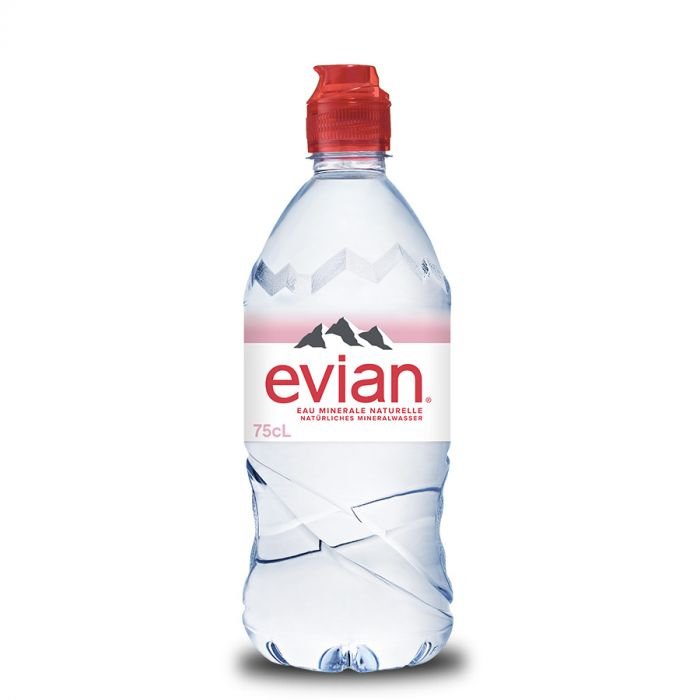 Evian Mineralwasser Sportcap