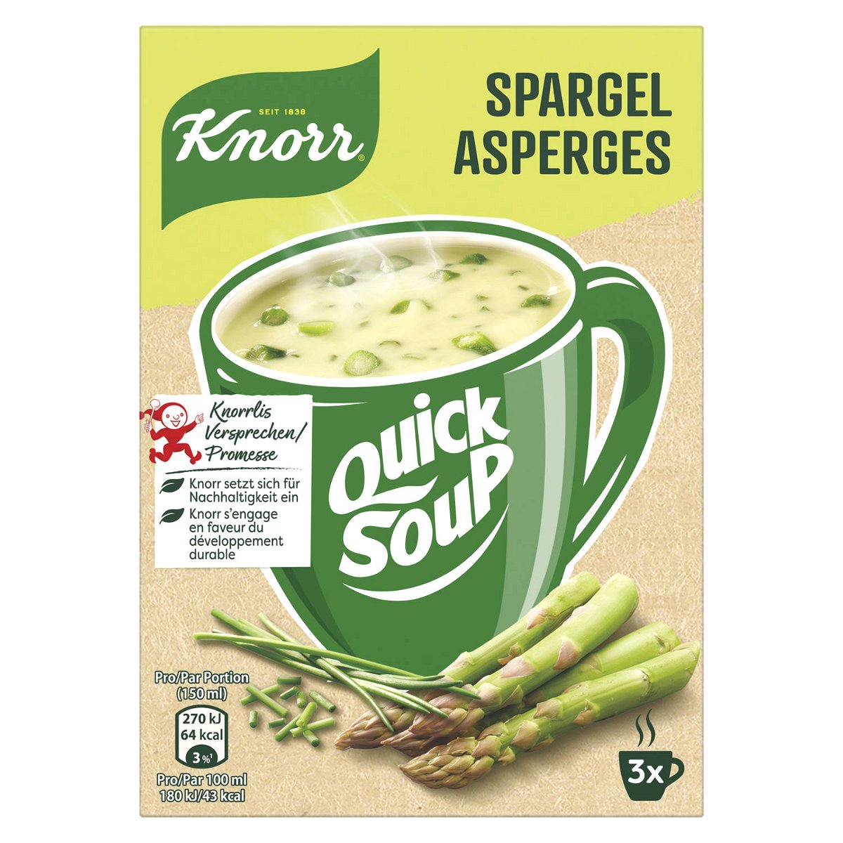 Knorr Quick Soup Asparagus Cream Soup Mix