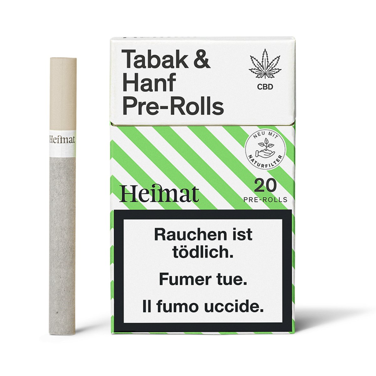 Heimat Tabak & Hanf 20 Pre-Rolls